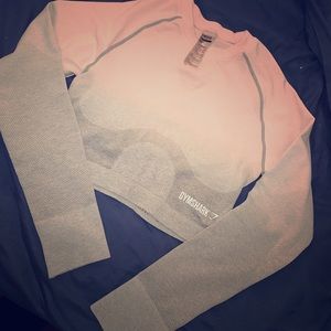 Gymshark ombré seamless crop